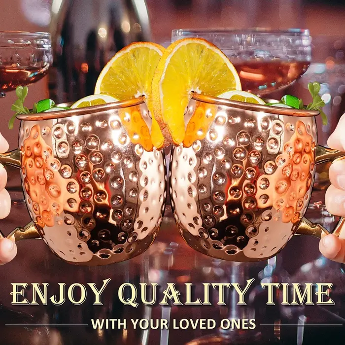 530ML moscou mule tasse macaron Cocktail cuivre
