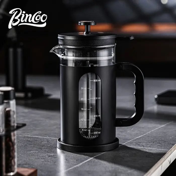 Cafetière à presse française avec filtre