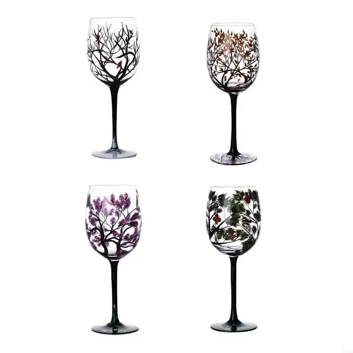 Verre vin quatre saisons à arbre à jus bière bière bière bière