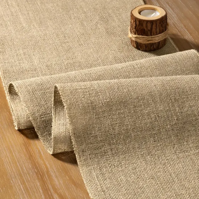 Chemin de Table en toile de Jute naturelle