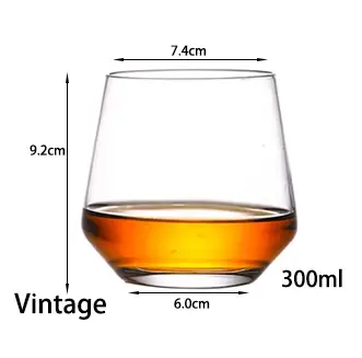 Verres à whisky à l'ancienne pour les amateurs de scotch, verrerie de style, bourbon, rhum, cadeau p