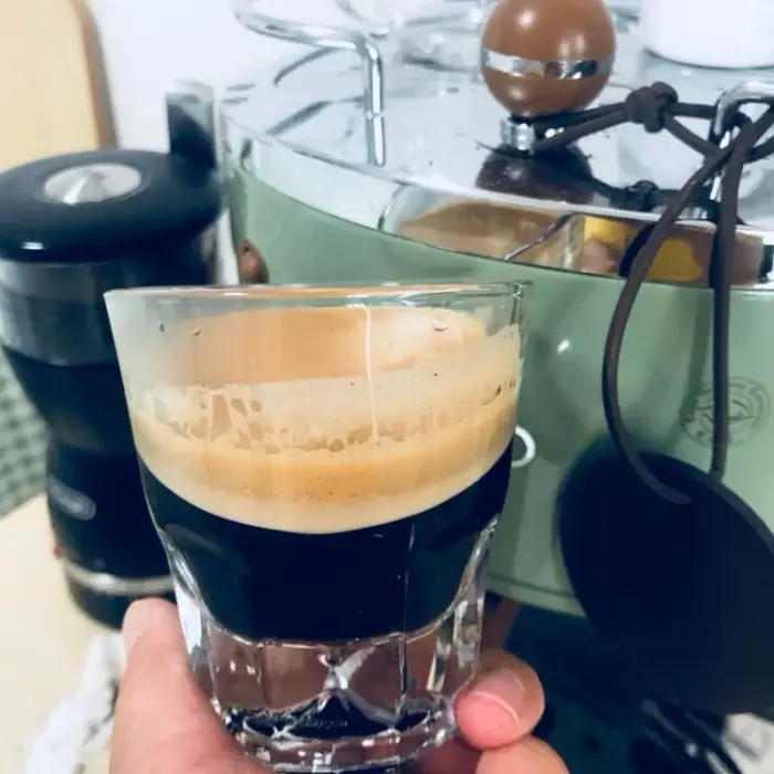 1/2/4/6 pièces 4oz bouteille bleue dédiée plat blanc café verre glacé Latte tasse pour expresso italien petite