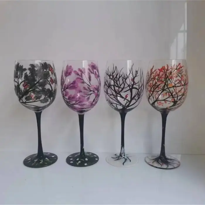 Verre vin quatre saisons à arbre à jus bière bière bière bière