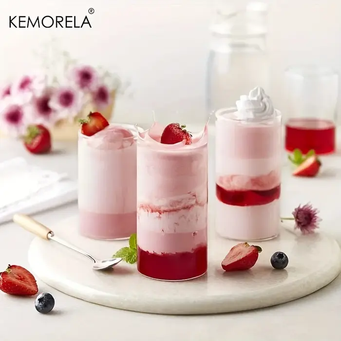 Ensemble de verres à boire en Borosilicate sans BPA