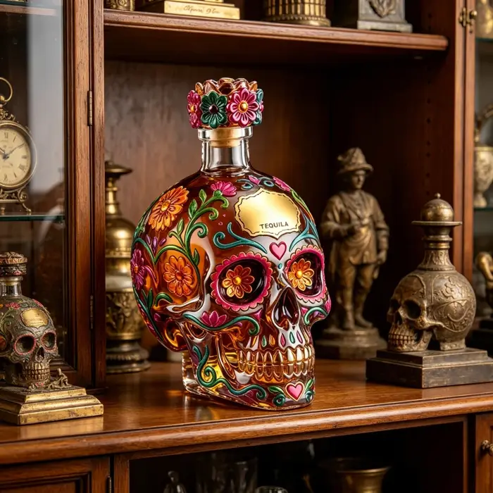 Carafe à whisky Sugar Skull