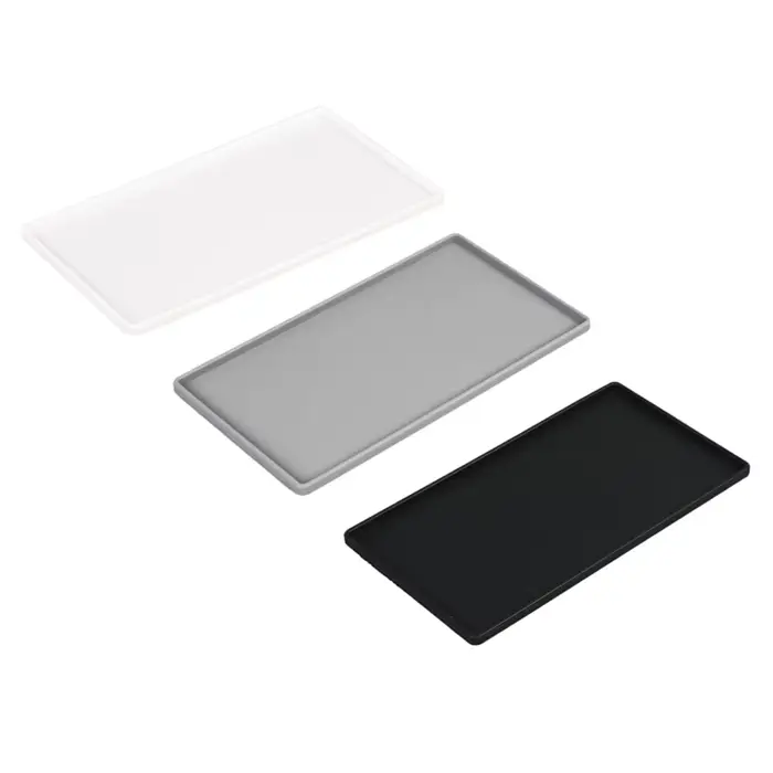 HORegina-Porte-couverts en silicone, carré plat, anti-ald, pour café et thé