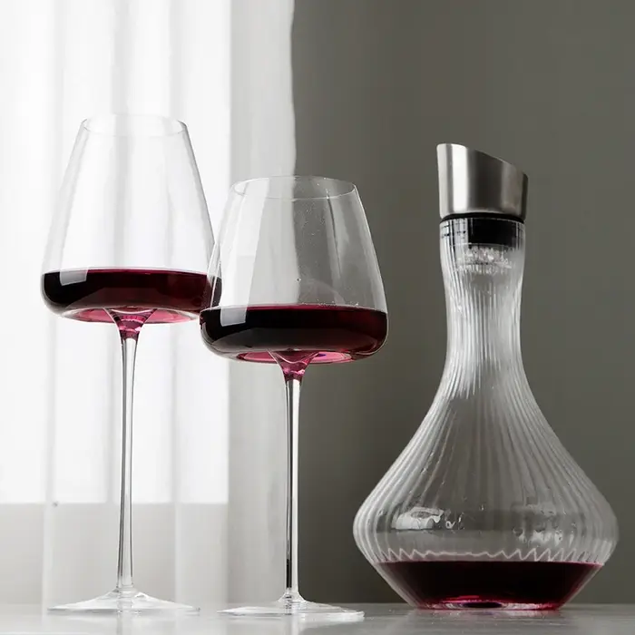 Tasse à vin originale, verre à vin rouge fait à la main