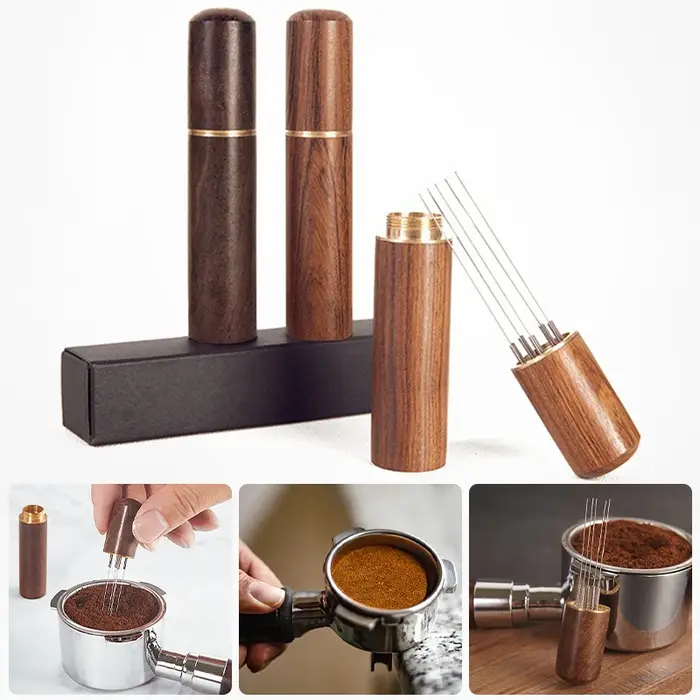 Doseur de poudre de café en acier inoxydable