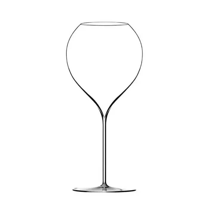 Verres à vin rouge transparents Ultra-fins de 600ml