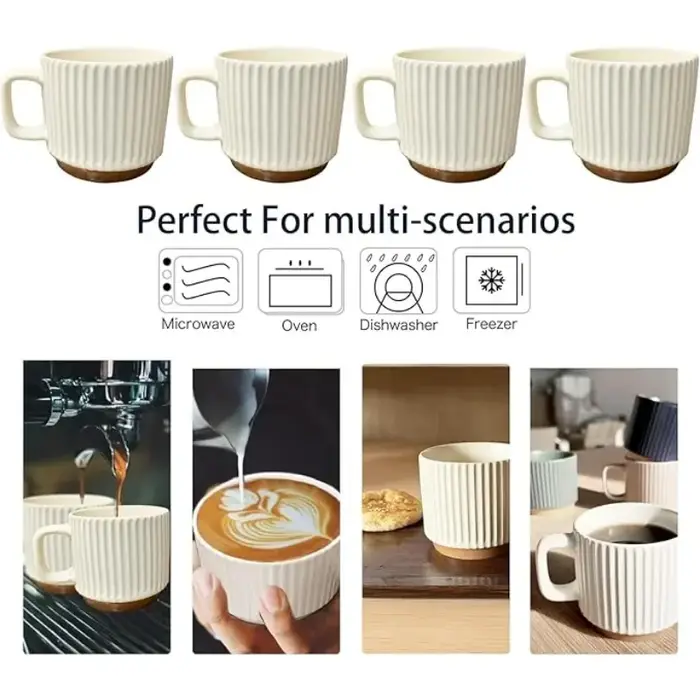 Tasses à café en céramique universelles