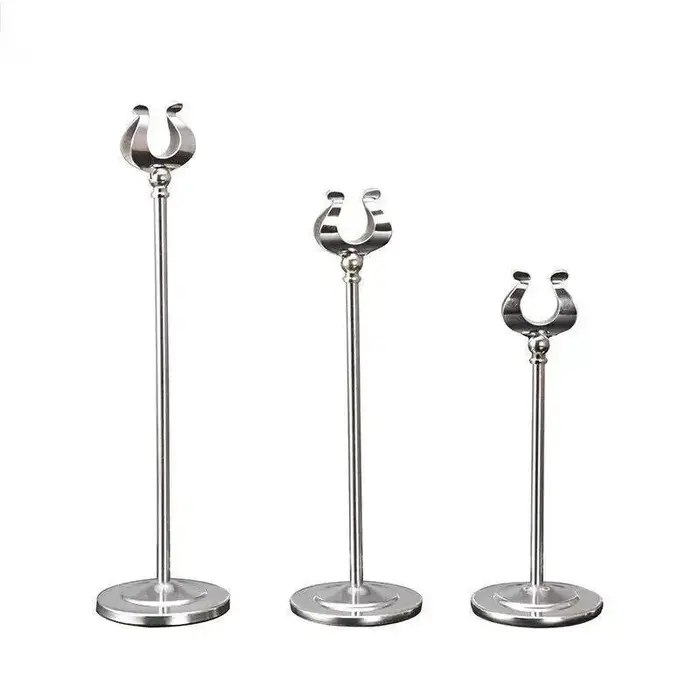 Porte-cartes de table, porte-numéros de table