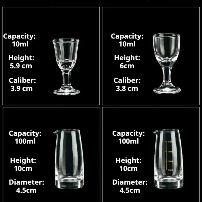 Ensemble de verres à vin en verre de cristal