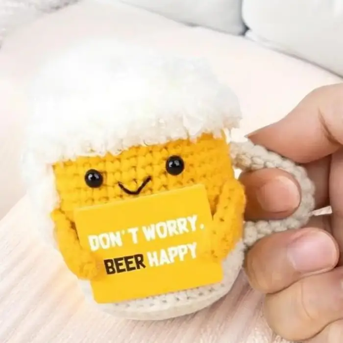 Tasse à thé crochetée à la main