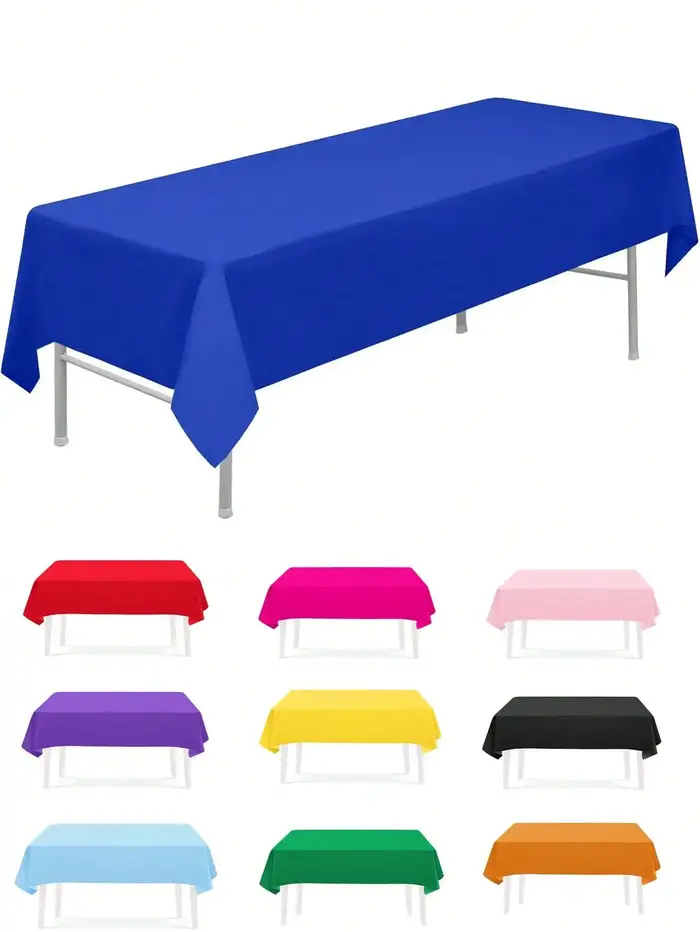 Nappe jetable de couleur unie
