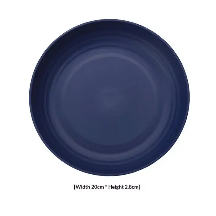 Ensemble de vaisselle de pique-nique réutilisable en plastique pour 4 personnes, durable, pour dîner