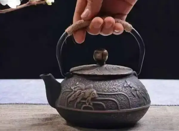 Nouveau 7 Chioces ensemble de théière en fonte théière japonaise Tetsubin bouilloire émail 900ml inf