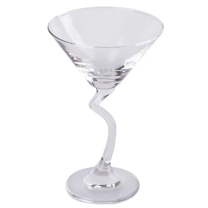 Ensemble de verres à cocktail triangulaires