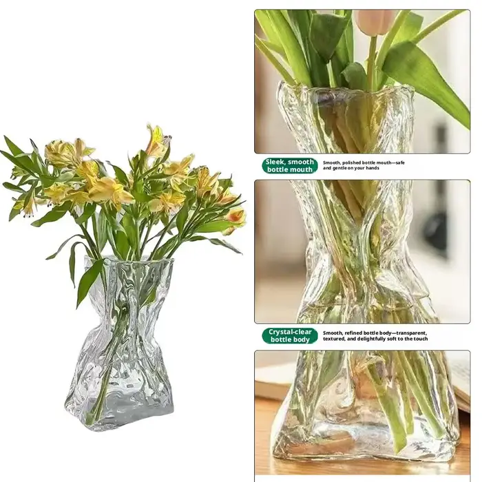 Vase en verre organique