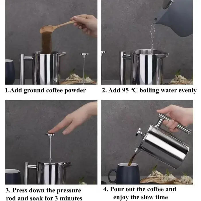 Presse à café à piston