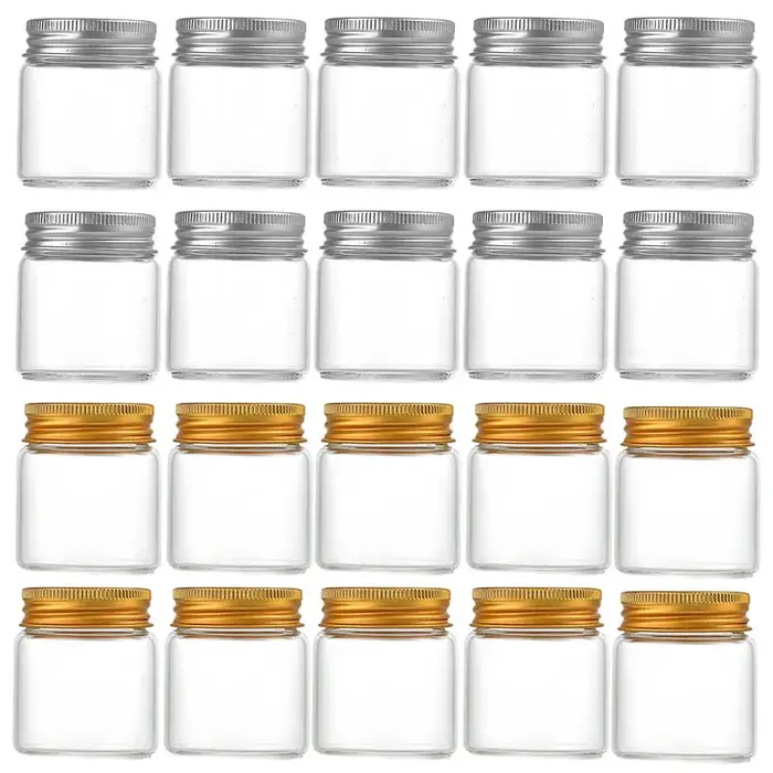 Petits pots en verre de 50ml