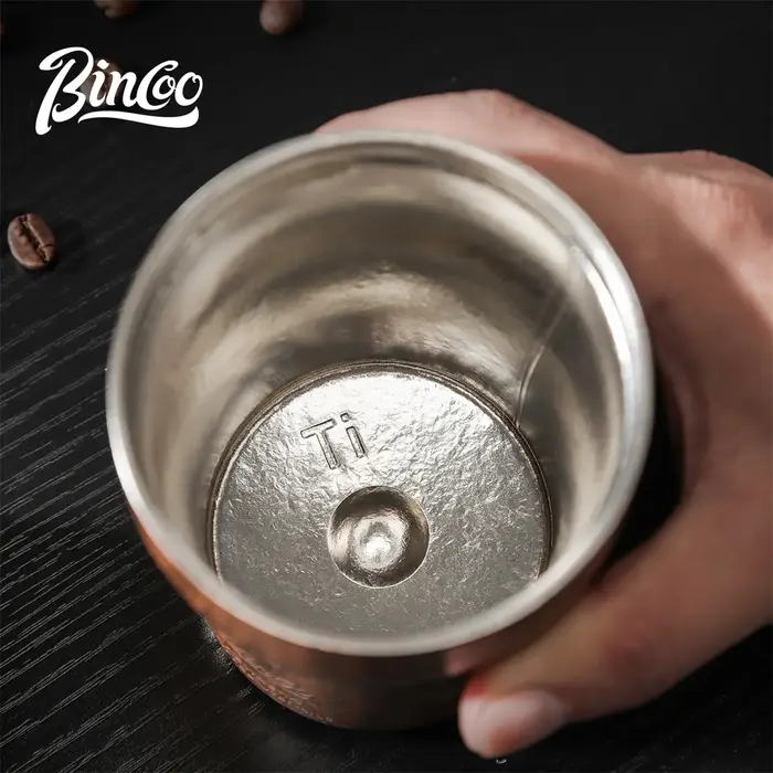 Bincoo – tasse de voyage en titane pur de qualité supérieure