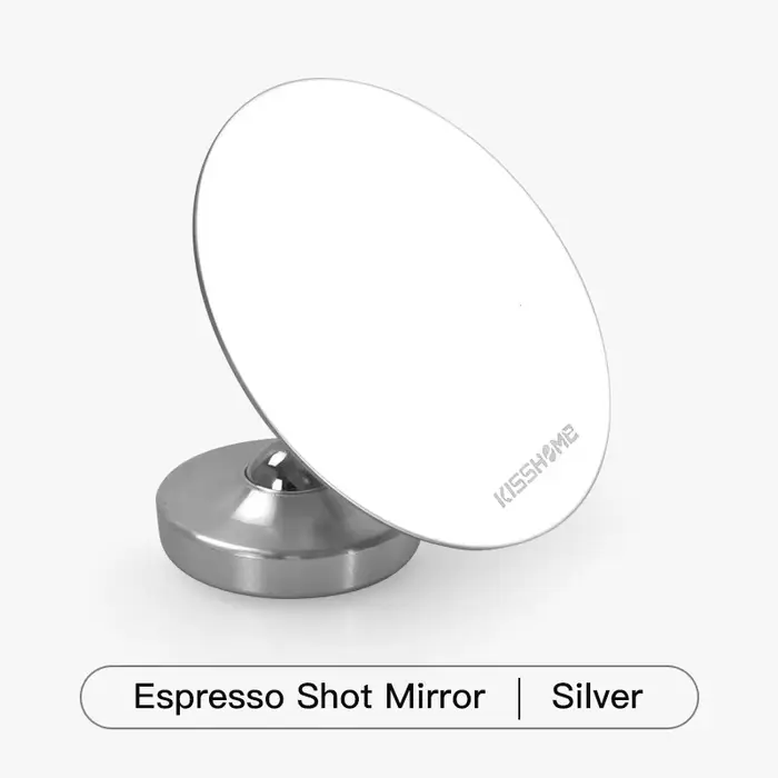 Miroir d'extraction de café miroir de tir à expresso magnétique en acier inoxydable 360 ° Réglable