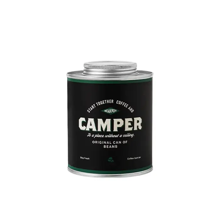 Récipient à café hermétique Portable, boîte en fer blanc de Camping en plein air, conservation de la