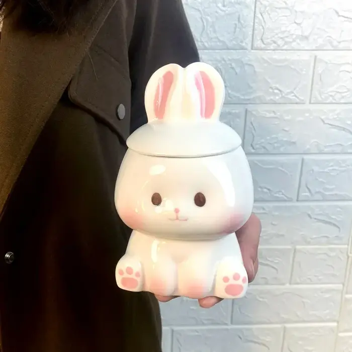 Tasse en céramique de lapin 3D