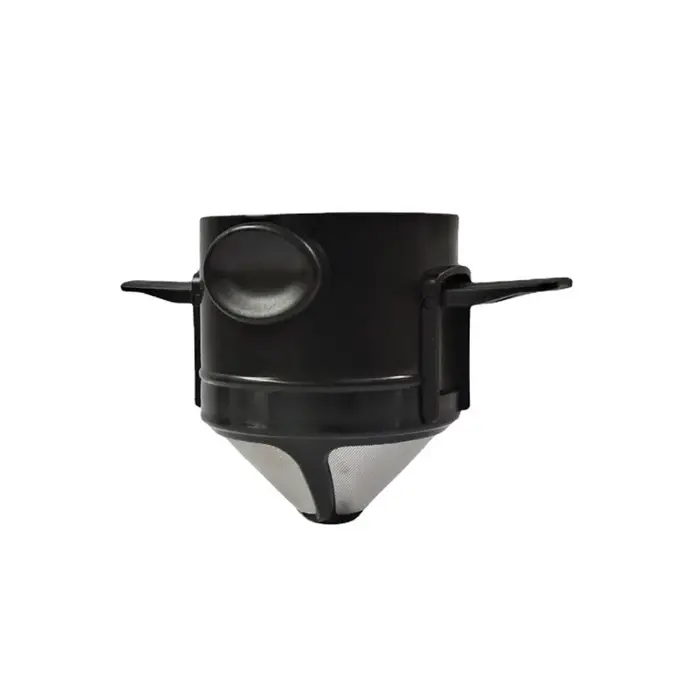 Filtre à café pliable portable en acier inoxydable, porte-thé goutte à goutte, panier à entonnoir, p