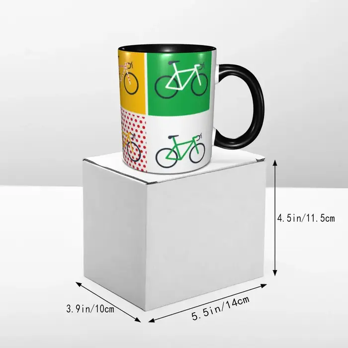 Mug à café personnalisé DIY pour la course cycliste Tour de France