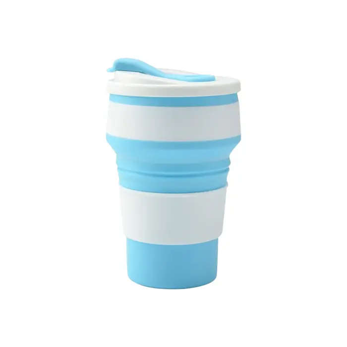 Tasse pliante de sport en silicone sans BPA
