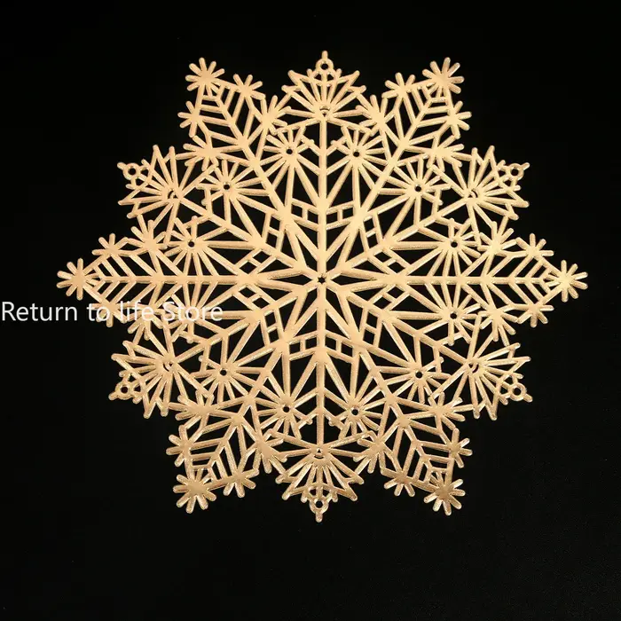 Sous-verre de tasse de flocon de neige de Noël