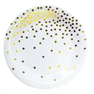 Assiettes en papier jetables