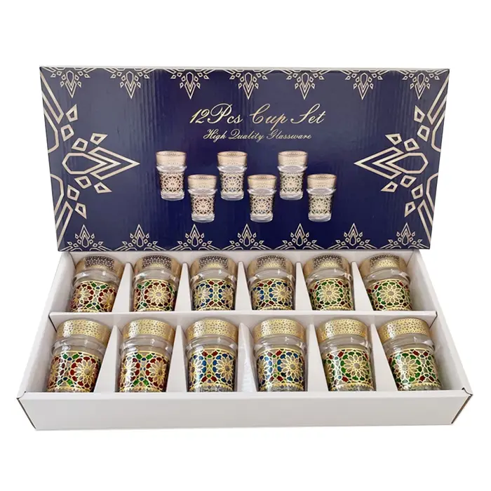 Ensemble de 12 pièces, style luxe léger