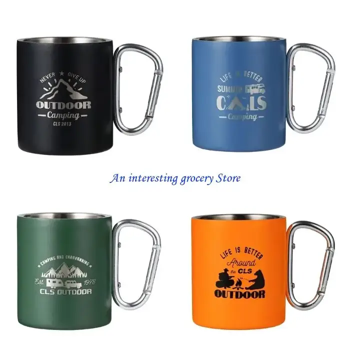 Tasse Camping isolée à Double couche 652D