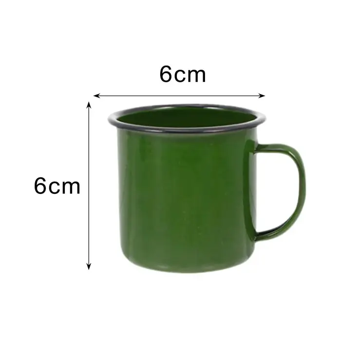 Tasse à café en émail, tasse à thé