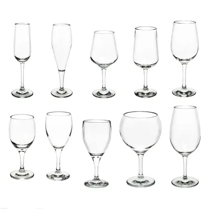 Verres à vin incassables pour l'extérieur