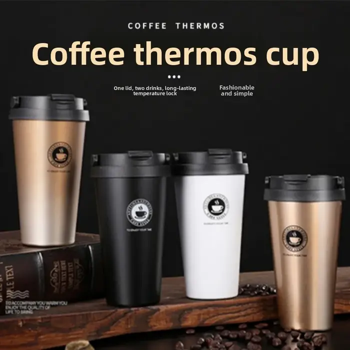 Tasse à café sous vide en acier inoxydable 2025