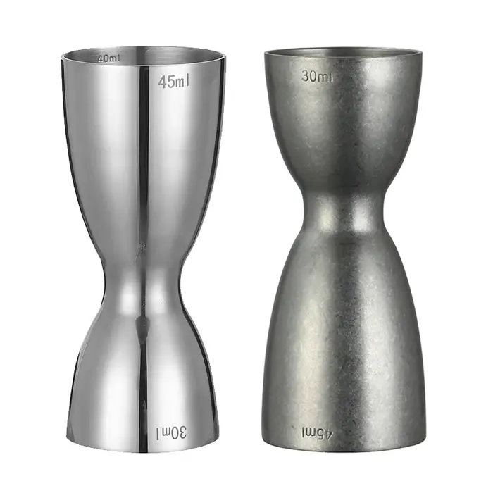 30ml 45ml Cocktail Jigger Bar mesure Jigger acier inoxydable