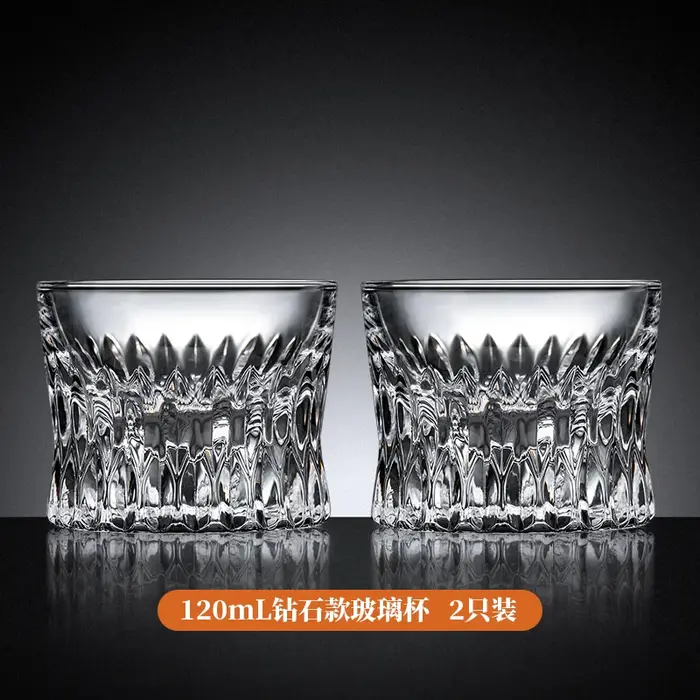 Verre Baijiu en cristal pour vin étranger, whisky, bière, ménage, luxe léger