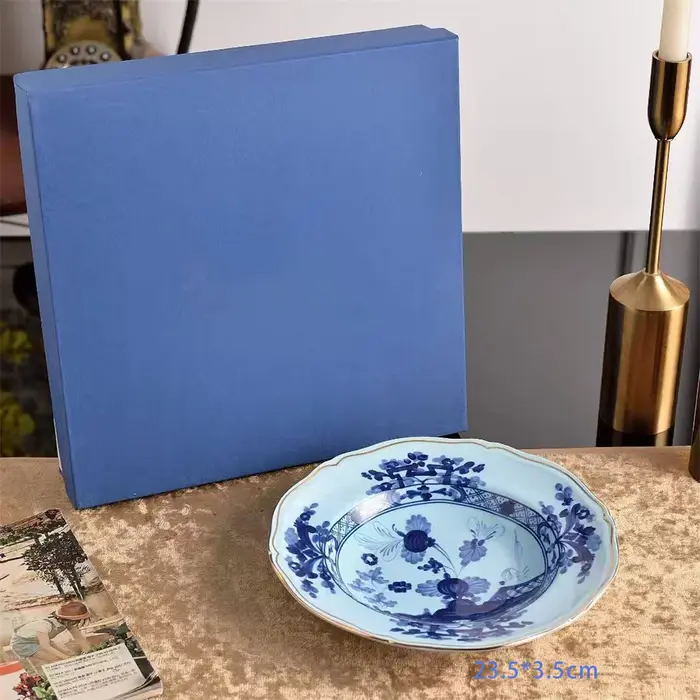 Tasse en céramique italienne assiette vaisselle thé de l'après-midi