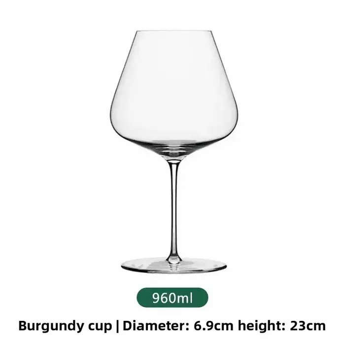 Verre à vin bordeaux blanc, Super fin et léger, cristal de dégustation sensorielle, Champagne élégan