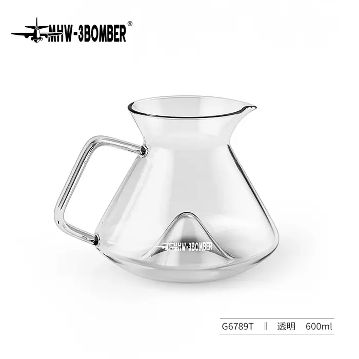 3BOMBER Hill Cafetière infusée à la main avec ustensiles
