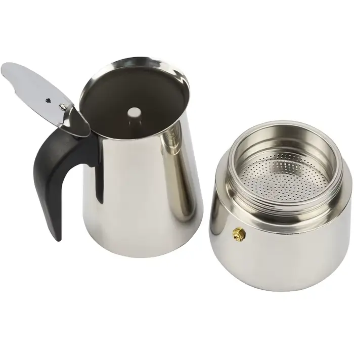 ATWFS 2/4/6/9 tasses cafetière en acier inoxydable Moka Pot cafetière expresso tasses Latte percolat