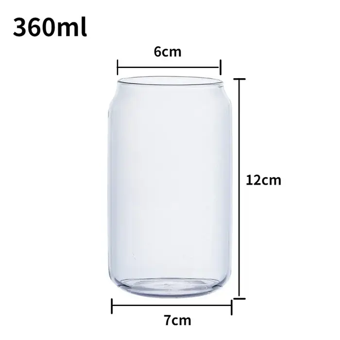 Tasse en verre de 360/500ml