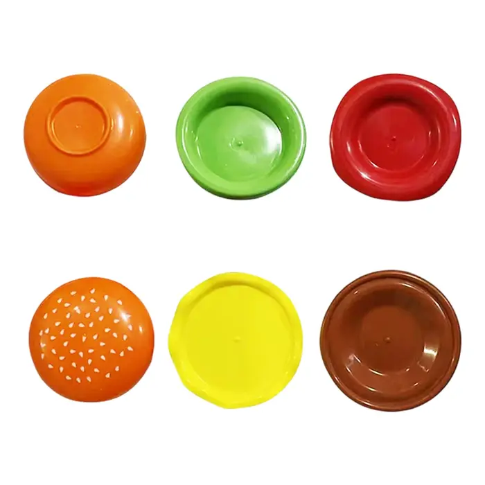 Ensemble d'assiettes à hamburger empilables