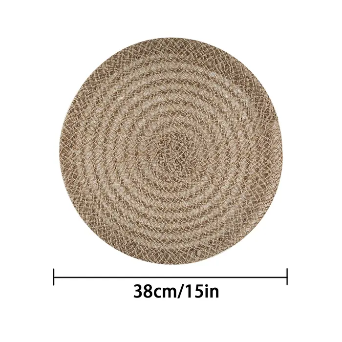 4/6 napperons de noël Jute pour Table à manger vacances