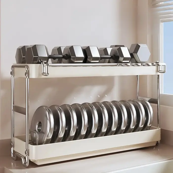 Égouttoir à vaisselle de cuisine multifonction Compact
