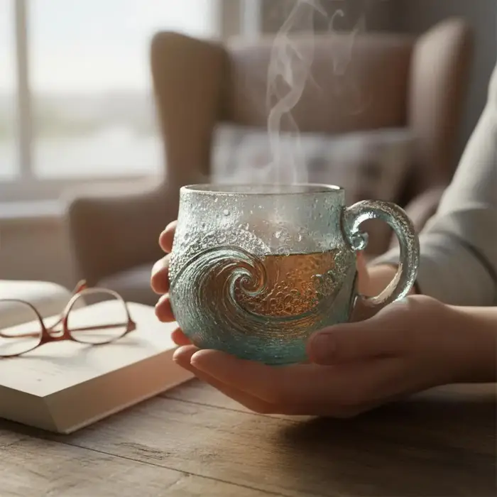 Tasse de vague d'océan tasses à café côtières