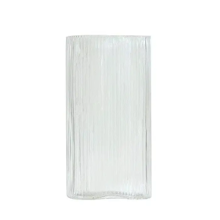 Vase en verre à grain vertical